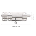 thumbnail image 2 of WHAMVOX 1Ud Pestillo De Puerta Para Hogar Inoxidable Resistente Plata, 2 of 8