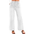 thumbnail image 2 of High Waist Casual Women Ankle Jeans Straight Leg Denim Pants, 2 of 7