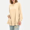 thumbnail image 2 of Plebaso Women's Sweatshirts with Pockets Fall Winter Clothes Long Sleeve Casual Pullover Tops, 2 of 7