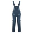 thumbnail image 3 of QHFBli Mens Denim Bib Overalls Slim Fit Stretchy Fashion Jean Jumpsuit with Pockets, 3 of 9