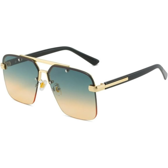 Sunglasses Men Women Gradients Lens PC Alloy Frame Elegant Sun Glasses UV400