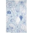 thumbnail image 5 of Starfish Seashell Tablecloth, Blue Coastal Nautical Tropical Summer Beach Theme Vintage Table Cloth for Home Kitchen Dining Patio Outdoor Picnic Party, Rectangle60x84, 5 of 6