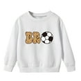 thumbnail image 2 of Cethrio Kids Boys Sweatshirts, Printed Casual Long Sleeve Pullover Tops White Size 5-6 T, 2 of 7