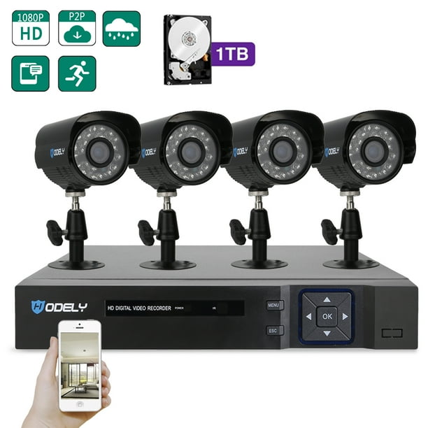 Home Security Camera System, 8CH Full 1080P HD Video Network WIFI DVR