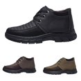 thumbnail image 4 of NOKIO Men's Snow Boots Fashion Casual Sneakers Breathable Flat Bottom Casual Shoes Winter Padded Warm Men's Boots Men'S Anti-Snow Winter Shoes, 4 of 5