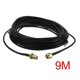 thumbnail image 4 of 1/3/6/9/20m RP-SMA extension cable RG174 feeder network card WiFi router external antenna adapter, 4 of 5