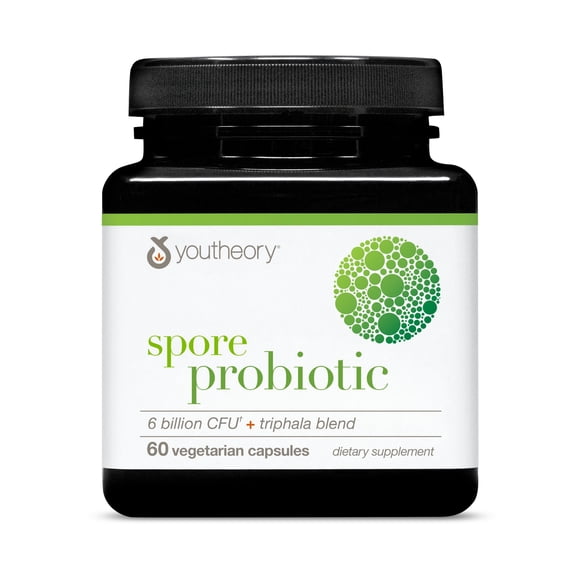Youtheory Spore Probiotic, 6 Billion CFU, 60 Capsules