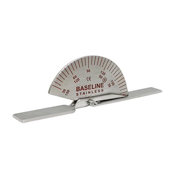 baseline 12-1015 finger goniometer, metal, small, 3.5"