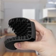 thumbnail image 4 of Cepillo de limpieza de silicona, herramienta de fregado multifuncional, accesorios de descontaminación reutilizables, suave con mango para lavar Negro Macarena cepillo para platos, 4 of 8