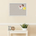 thumbnail image 3 of PinPix 28x20 Custom Cork Bulletin Board Light Brown Clover Poster Board Has a Fabric Style Canvas Finish, Framed in Light Brown Clover, by ArtToFrames (PinPix-540), 3 of 5