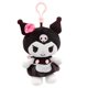 thumbnail image 3 of Sanrio-llaveros de muñecos de dibujos animados para niñas, juguetes de peluche colgantes pequeños, modelo supersuave, Kuromi Pochacco, regalos de cumpleaños, 3 of 5