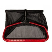 Ocean Blue Water Products Typhoon Leaf Rake with Soft Mesh Bag, 24-Inch, Red