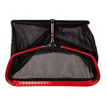 24 in. Swimming Pool Leaf Rake with Standard Mesh Bag