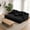 Black, variant on Oversized Double Chaise Lounge Sofa Bed, Convertible Sleeper Couch with Storage Pockets, 3 Pillows, Corduroy for Apartment, Home Theater, Dorm, Purple