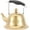 Gold, variant on Whistling Tea Kettle Stovetop, Stainless Steel Water Boiling Teapot Water Kettle with Removable Infuser, Mirror Polished Retro Tea Maker for Gas Stove Induction, 2 Liter-Gold