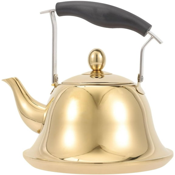 ERINGOGO 2L Whistling Tea Kettle Stovetop, Stainless Steel Teapot Water Kettle with Removable Tea Infuser, Mirror Polished Retro Tea Maker for Gas, Induction