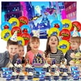 thumbnail image 4 of Batwheels Birthday Party Supplies Cups Tableware Disposable Paper Mouthwash Drinking Cups, 4 of 4