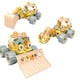 thumbnail image 2 of Juguetes de Ensamblaje de Desmontaje de Tornillo de Vehículo de Ingeniería Desmontable de Goma Suave de Bricolaje, Juguetes de Habilidad de Rompecabez Azul de 3 vías, 2 of 8