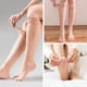 thumbnail image 2 of 6 pares de medias hasta la rodilla para mujer, calcetines color piel, calcetines de nailon suave y transpirable, calcetines sin presión para mujer (talla única), 2 of 6