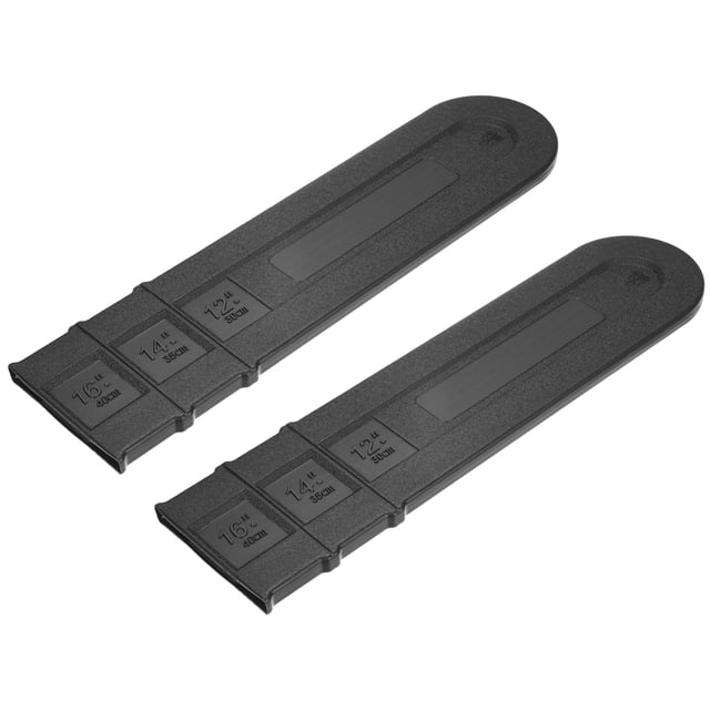 Uxcell 2-Pack Cubierta de Cadena de Motosierra de 16 Pulgadas Cubierta de Plástico para Protección de Motosierra de Jardín