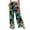 Sky Blue, variant on ibiyuan Stretchy Work Pants for Women Wide Leg Palazzo Pants for Women Petite Lightweight Women Trousers Drawstring Lounge Pants Summer Beach Vacation