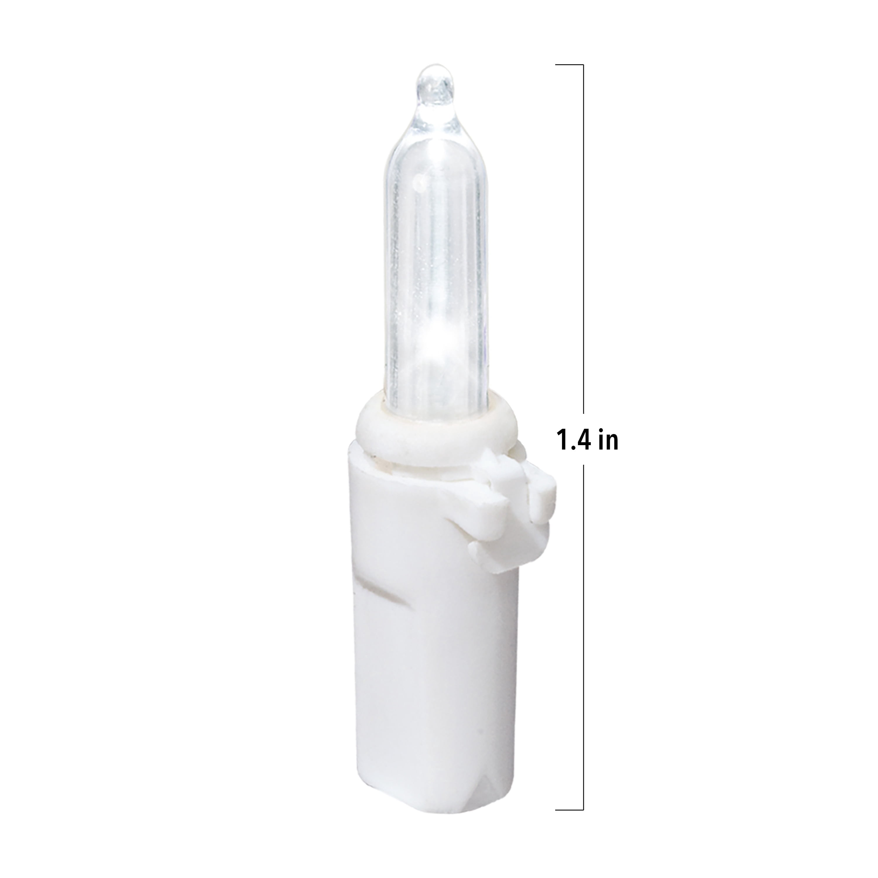 Indoor/Outdoor 300-Count LED Christmas Icicle Lights, Cool White, White Wire, 18', by Holiday Time
