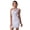 White, variant on Women's Contrast Sequin Sleeveless Mini Dress One Shoulder Front Length Party Sparkle Look 95% Polyester 5% Elastane
