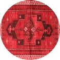 thumbnail image 1 of Ahgly Company Indoor Round Persian Red Traditional Area Rugs, 5' Round, 1 of 4