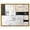 Gold Frame, variant on Art Remedy Midcentury Shape Art Canvas, 24" x 20", Gallery Wrapped, Midnight on Canvas