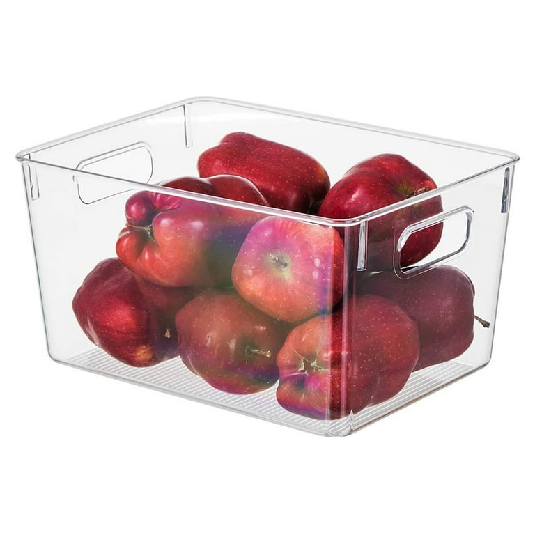 Clearance! Storage Container for Home Bathroom Clear Plastic Organizer  Storage Bins,Kitchen Organization Or Pantry Storage