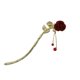 thumbnail image 1 of Palillo para el pelo de rosa roja colgante de borla estilo antiguo horquilla china 1 unidad, 1 of 5