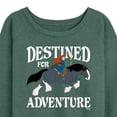 thumbnail image 3 of Disney Brave - Merida & Angus Destined for Adventure - Women's Lightweight French Terry Long Sleeve Shirt, 3 of 5