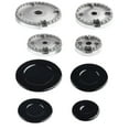 thumbnail image 5 of AFQH Upgrade Cooker Hat Set Oven Gas Hob Burner Flame Cap Cover for Kitchen Fit For SABAF Stove Handles Lid Kit Quality Metal Stove knob, 5 of 10