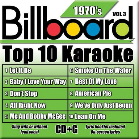 - Billboard Top 10 Karaoke: 1970's, Vol. 3