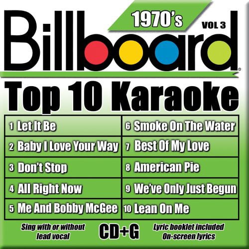 Billboard Top 10 Karaoke: 1970's, Vol. 3 - Walmart.com - Walmart.com