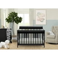thumbnail image 6 of Delta Children Canton 4-in-1 Convertible Crib - Easy to Assemble, Ebony Black, 6 of 8