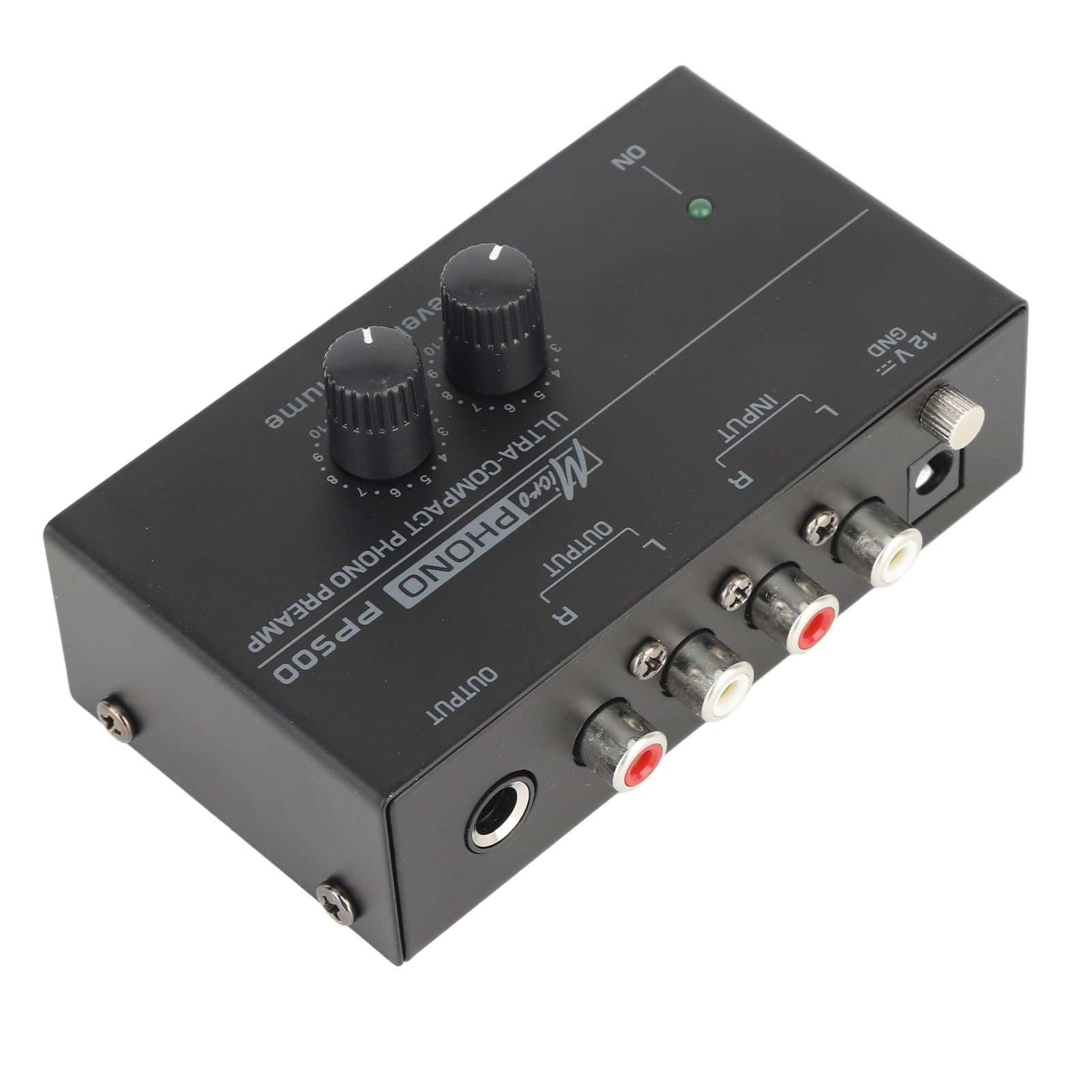 Préampli Phono Pour Platine Vinyle - Entrée/sortie RCA - Alimentation 12V - Compatible Cellules MM