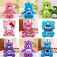 thumbnail image 2 of Miniso Lindo Oso de Peluche de Cumpleaños Arcoiris Cariñosito Juguetes de Peluche Adorable Oso de Dibujos Animados Muñecos de Peluche Suaves Almohadas de Peluche para Dormir Decoración del Hogar, 2 of 5