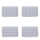 thumbnail image 1 of 4 extensores elásticos para sujetador de mujer, 3 filas, 5 ganchos, correas de extensión (gris), 1 of 4