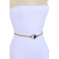 thumbnail image 4 of Women Gold Metal Chain Links Belt Silver Color Charm Plus Size XL XXL, 4 of 10
