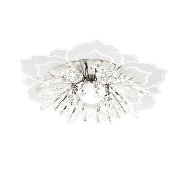Araña De Iluminación De Lámpara Colgante De Lámpara De Techo Led De Cristal Moderno De 9W Yuarrent HA025160-01