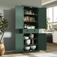 thumbnail image 4 of ARTPOWER 72" Tall Kitchen Pantry Storage Cabinet with Drawer and Adjustable Shelves, Pantry Cabinet for Kitchen, Bathroom or Hallway, Black, 4 of 8