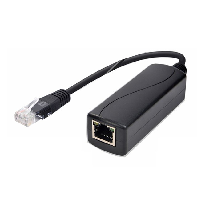 Convertidor POE de 48V A 24 V con 100M de Velocidad Ethernet PoE A 24 Regulador de Voltaje Modo B para Pasivo