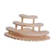 thumbnail image 4 of Soporte de stand de pantalla de madera stand de exhibición de 3 niveles soportes de perfume decorativo organizador de maquillaje para postre de fiesta, 4 of 7