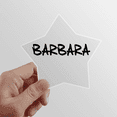 thumbnail image 1 of Special Letra Ingles Nombre Barbara Estrella calcomanías impermeables,vinilo,casco de coche, 1 of 1