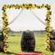 thumbnail image 4 of Guirnalda artificial de girasoles de seda Uieke, 2,3 m, 3 m, 4 of 9