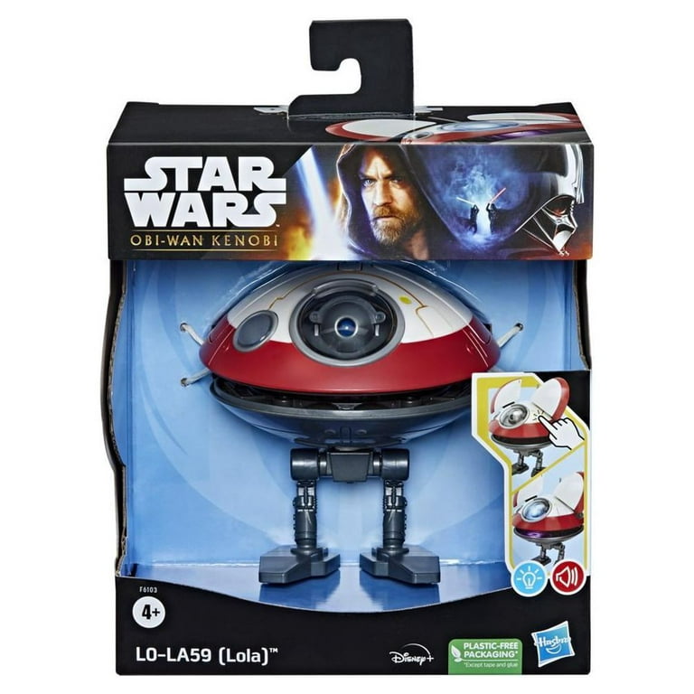 Star Wars: Obi-Wan Kenobi Series-Inspired L0-LA59 (Lola) Droid Interactive  Kids Toy Action Figure for Boys and Girls Ages 4 5 6 7 8 and Up