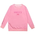 thumbnail image 4 of Vividxx Sweatshirts For Girls Fashion Letter Printed Crewneck Sweatshirt Casual Loose Long Sleeve Pullovers Tops Fashion Clothes 2-3 Years, 4 of 5