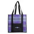 thumbnail image 2 of Kensington Large Mesh Tote Bag Lavender Mint Plaid, 2 of 2
