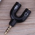 thumbnail image 2 of 3.5mm Stereo Audio Jack Earphone Headphone 2 Way U Splitter Adapter, 2 of 6